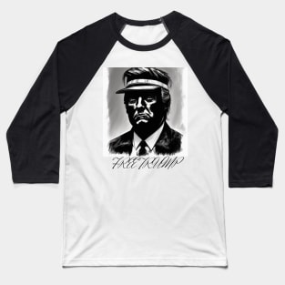 trump mugshot Baseball T-Shirt